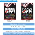 thumbnail image 3 of Hands Off Protest Social Security And Medicare Protest Garden Flag One Size Double SidedDouble SidedRusticFlag, 3 of 6