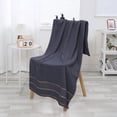 thumbnail image 3 of JML Dark Gray Bath Towel Set of 8 Pieces - Cotton Blend Highly Absorbent Towels for Bathroom, 2 Soft Bath Towels, 2 Hand Towels, 4 Washcloths, 3 of 6