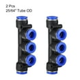 thumbnail image 3 of Push to Connect Fittings 10mm or 25/64” OD Manifold Union Tube Fitting 2pcs, 3 of 3