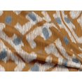 thumbnail image 5 of oneOone Rayon Brown Fabric Ikat Sewing Craft Projects Fabric Prints By Yard 56 Inch Wide, 5 of 5