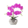 thumbnail image 1 of Guardoinrt Realistic Artificial White Orchid Plant In Pot - Low Maintenance Wide Application Realistic purple, 1 of 6