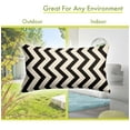 thumbnail image 4 of Majestic Home Goods Chevron Indoor Outdoor Small Decorative Throw Pillow, 4 of 6