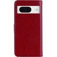 thumbnail image 5 of for Google Pixel 8 Wallet Case for Women, Glitter Bling Diamond PU Leather Folio Cover with Card Slot & Wrist Strap Phone Case for Google Pixel 8 Owl Red, 5 of 9
