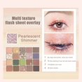 thumbnail image 4 of Twenty Color Eye Shadow Plate Summer Field Sunset Pearly Fine Flash 20 Color Eye Shadow High Pigment Long Lasting Waterproof, Makeup Eye Shadow, 4 of 9