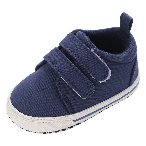 Splozh Baby Shoes for Toddler Boys Girls Sneakers Fall Children Toddler Shoes Boys and Girls Sports Flat Bottom Non Slip Lightweight Hook Loop Easy To Wear Solid Color Simple Style ,6-12 Months