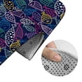 thumbnail image 5 of Yiaed Cute Line Fish Print Bathroom Mat Set 2 Pieces Mat Anti-Skid Pad Ultra Soft and Absorbent Bathroom Bath Mat Contour Bath Rugs for Toilet Base, 5 of 6