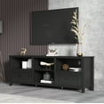 thumbnail image 2 of TV Stands for Living Room, TV Stand with Storage Cabinet and Open Shelves for TVs up to 60 inch, TV Console Table Gaming Media Cabinet for Bedroom and Office, 2 of 7