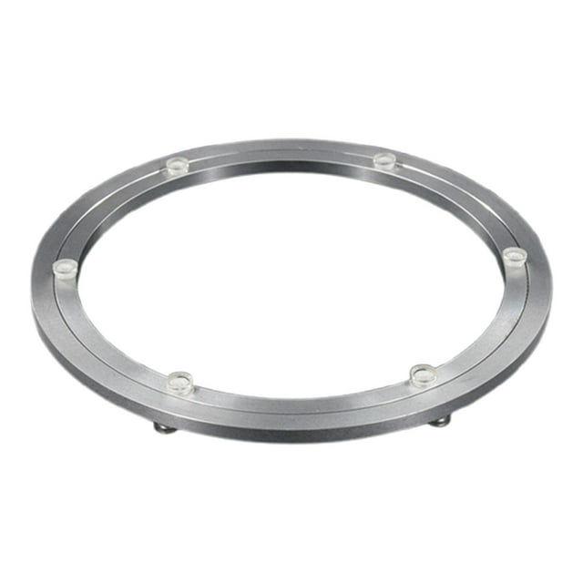 Luzkey Rotating Turntable Bearing Smooth Swivel Plate Hardware Crafting Round Swivel Turntable Rotating Bearing for TV Stand 12inch