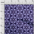 thumbnail image 2 of oneOone Viscose Chiffon Dark Purple Fabric Florals Craft Projects Decor Fabric Printed By The Yard 42 Inch Wide, 2 of 6
