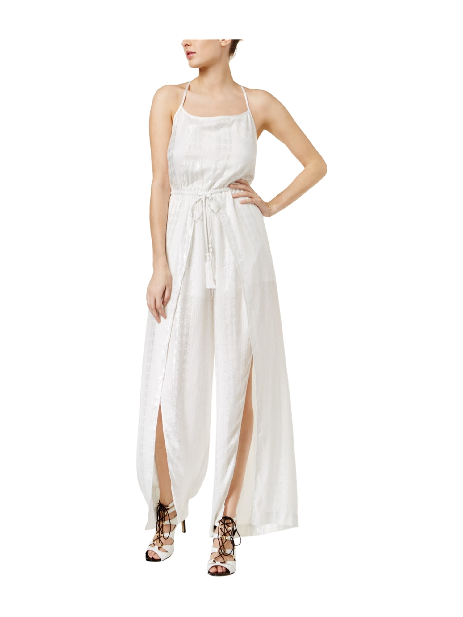 guess jumpsuit white