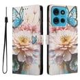 thumbnail image 1 of FOXDOCK Funda Tipo Cartera para Motorola Moto G75 con Soporte y Correa – Diseño de Patrones Lindos, 1 of 6