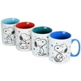 thumbnail image 2 of Gibson Peanuts Freckled Joy 15oz Stoneware 4 Piece Mug Set in Assorted Designs, 2 of 7