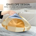 thumbnail image 4 of Yayeee Pillowcase Standard Size Set of 2 Satin Wrinkle Resistant Pillow Case, Geometric Circles, 4 of 8