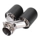 thumbnail image 4 of Tubos de escape, tubo de escape de fibra de carbono mate para automóvil Tubo de escape doble para automóvil Tubo de escape de fibra de carbono para automóvil Artesanía excepcional, 4 of 9