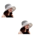 thumbnail image 1 of Sombrero para El sol Minnieouse Sombreros de pescador plegables Color sólido Amarillo Negro Gris Beige Rosa, 1 of 6