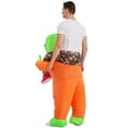 thumbnail image 5 of GOOSH 72 inch Alien Halloween Costume for Adults, Blow Up Alien Costume Adult Alien Costume, Funny Men Women Unisex Blow Up Halloween Costumes for Halloween Holiday Party Cosplay, 5 of 7