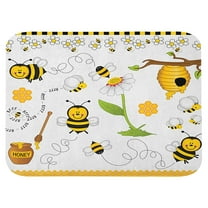 Front Door Mat Entrance Doormats Front Door Mat Funny Cute Bee Doormats Welcome Outdoor Mats Durable Floor Mats Rugs for Front Door Indoor My Past Orders 16x24IN