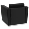 thumbnail image 3 of Emma + Oliver Black LeatherSoft Chair with Stainless Steel Recessed Base, 3 of 3