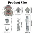 thumbnail image 4 of Drainage Cleaner Combination Cutter Head Set Automatic Head Locking Head Suitable for Pipe Dredging, 4 of 5