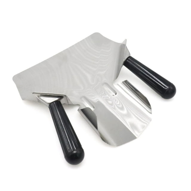 Cuchara para patatas fritas Joyangy de acero inoxidable con doble mango