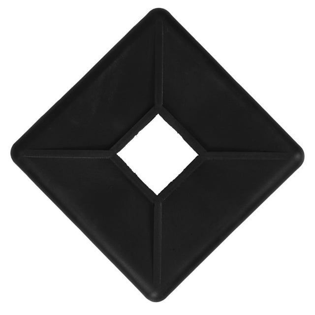 LEEYNEER RV Sewer Hose Cap Black Rubber Square Protective End Cap Travel Trailer Users 1Pack