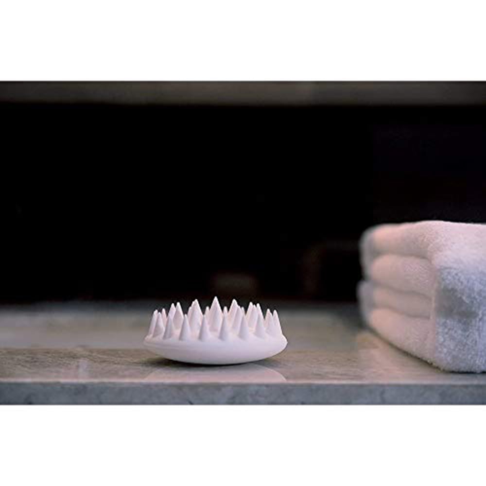 PETKIT Brush and Massager for Dogs and Cats, Pet Bath Grooming Brush, Soft Silicone, White Color Comb Brush