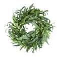 thumbnail image 2 of O Leaf Wreath, 24Inch Artificial Greenery Wreath With Os For Front Door, Wall Decor, Spring, Summer, Farmhouse, Home, Indoor, Outdoor, 2 of 7
