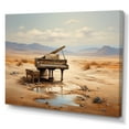 thumbnail image 2 of Designart "Desert Serenade On The Piano" Music Canvas Prints, 2 of 7
