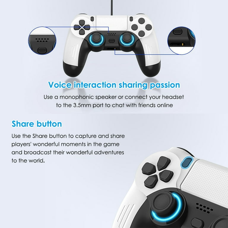 Wired Controller for Playstation 5 Joysticks Video Game