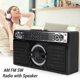 thumbnail image 3 of Radio Portable AM ​​​​FM, Altavoz 4 En 1 Bluetooth, Con Batería, Carga Tipo C, Recepción Transparente De FM, Tiempo De Juego De 18 Horas, Portátil Para Viajes, Jardín, Baño, 3 of 7