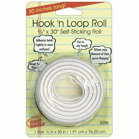 Hook 'n Loop, 3/4" x 30" Roll