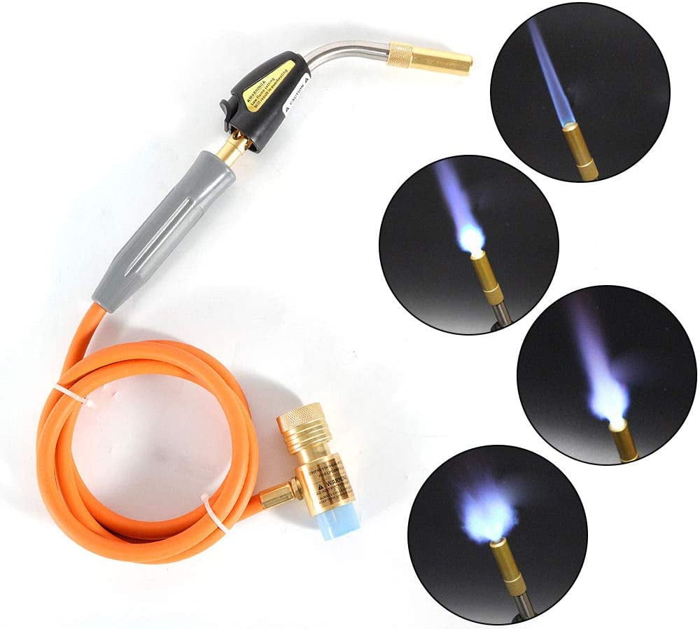 Fetcoi Mapp Gas Welding Torch, Self Ignition Turbo Torch Brazing