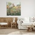 thumbnail image 2 of Stupell Industries Vibrant Flower Blossoms Surrounding Rural Barn Nature Painting Gallery Wrapped Canvas Print Wall Art, Design by Carol Robinson, 2 of 7