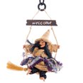 thumbnail image 1 of Colgante de escoba de bruja, decoración colgante de bruja, accesorio decorativo de Halloween, 1 of 7
