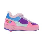 Heelys Girls Child Rezerve Low Skate Shoes ( Little Kids/Big Kids), Neon Pink/Violet/Aruba, 5 Big Kids