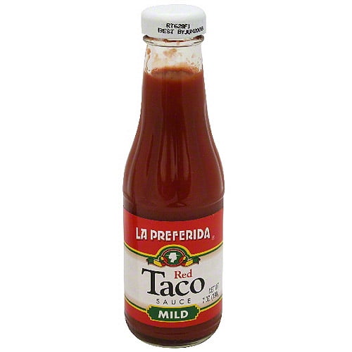 La Preferida Red Mild Taco Sauce, 7 oz (Pack of 12)