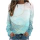 thumbnail image 2 of ICHUANYI Clearance Fashion Women's Casual Long Sleeve Round Neck Printed Ladies Sweatshirt Tops Blouse ICHUANYI "ICHUANYI", 2 of 4