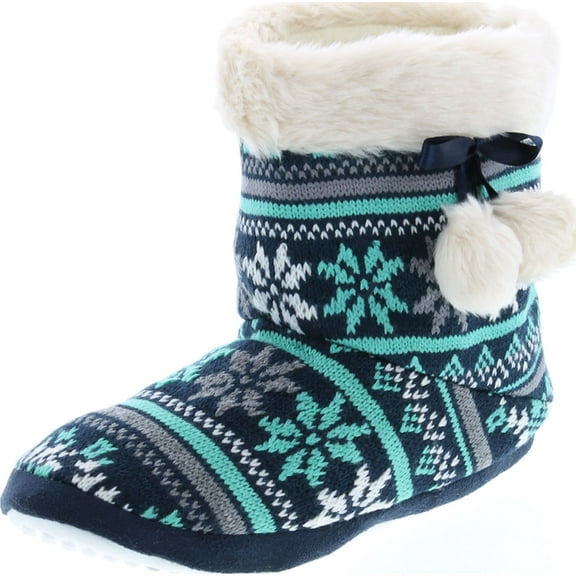 SC Home Collection Womens Knit Fashion House Slippers