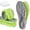Green, variant on 4D Cloud Insoles,Anti Fatigue Shock Absorption,Massage Insole Arch Surpport Super Soft,U-Shape Memory Foam Insoles for Men & Women- Trim to Fit Insoles Steppers