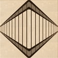 thumbnail image 1 of Ahgly Company Indoor Square Patterned Light Brown Area Rugs, 5' Square, 1 of 6