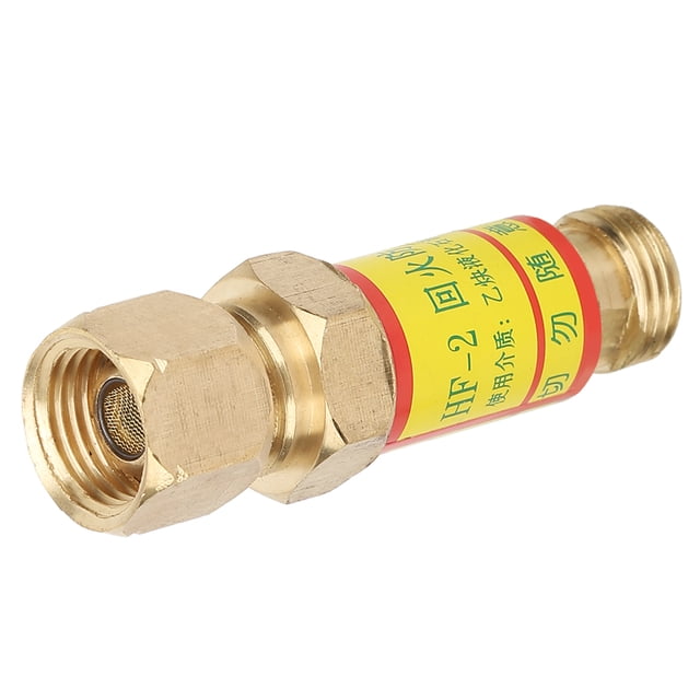 Oxygen Acetylene Flashback Arrestor, M14 Working Hole Diameter Torch Flame Buster Rugged For Backfire