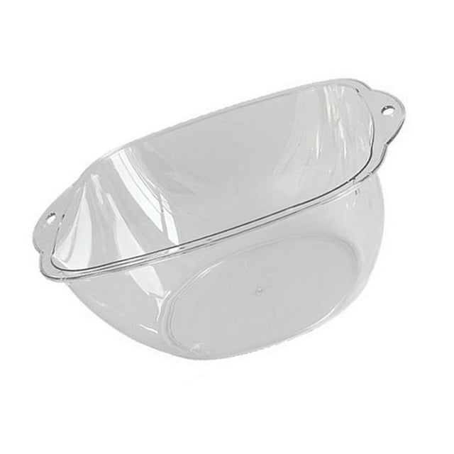 Cuenca Transparente, Washbasin Washbasin que Ahorra Espacio Engrosó Duradero Fácil de Limpiar para El Hogar