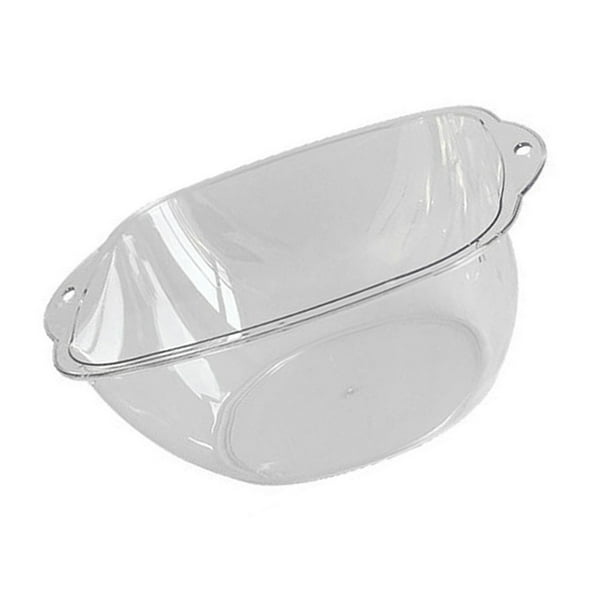 Cuenca Transparente, Washbasin Washbasin que Ahorra Espacio Engrosó Duradero Fácil de Limpiar para El Hogar
