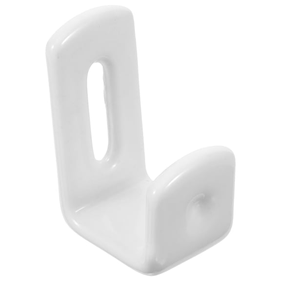 Milisten Bunk Bed Ladder Hook 1Pack for Kids Bed Ladder Bracket Prevent Accidents White Plastic and Iron