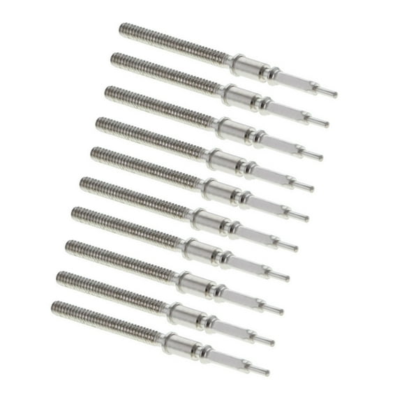 Silver Watch Stem Set Movement Spare Stem Part for ETA 2824-2 2834-2 2836-2 Watch Replacement