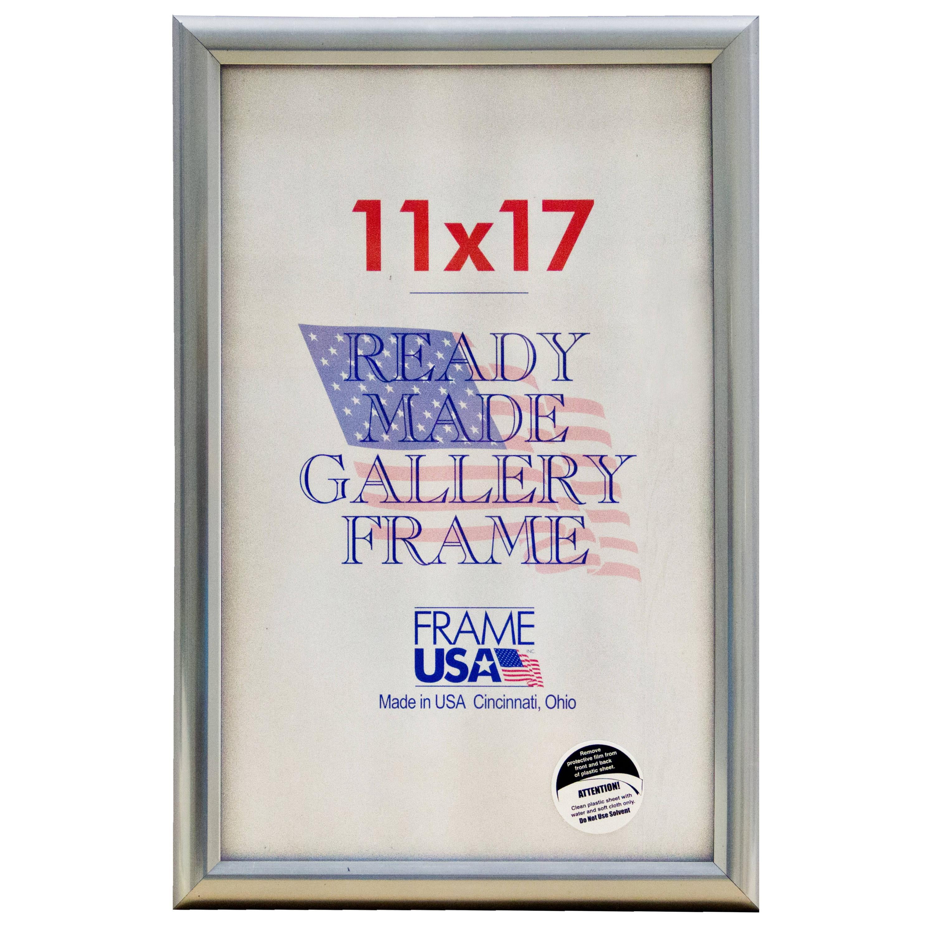11x17 SILVER DELUXE POSTER FRAME