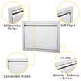 thumbnail image 2 of Qinaqin 8132| cm de Profundidadurable 1 Stainless Steel Gabinete Puerta Left Opening 17\, 2 of 6