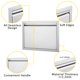thumbnail image 4 of 8132|durable 1 stainless steel gabinete door left opening 17\, 4 of 6