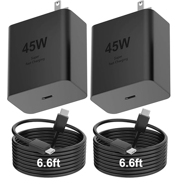 can 45W Super Fast Charger, Type C Charger Fast Charging Wall Block - PD GaN Power PPS Charger for Galaxy