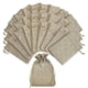 thumbnail image 1 of Pack of 24 gift bags, jute bags, small 7 x 9 cm, jute bags, fabric bags, small linen bags, jute bags for jewelry, wedding, Christmas party, 1 of 4